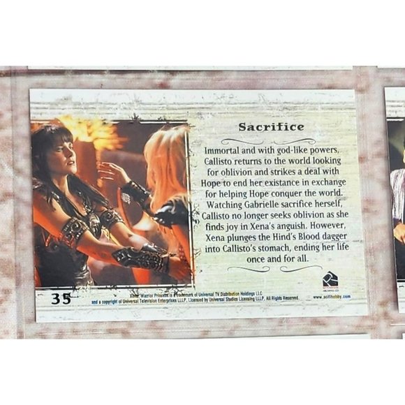 Xena Warrior Princess Collectible 9 Trading Card Bundle -Rittenhouse Archives - Picture 8 of 14